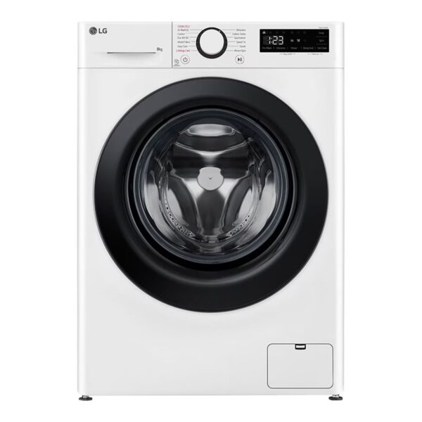 LG Washing machine | F2WR509SBW | Energy efficiency class A | Front loading | Washing capacity 9 kg | 1200 RPM | Depth 48 cm | Width 60 cm | Display | LED | Steam function | White