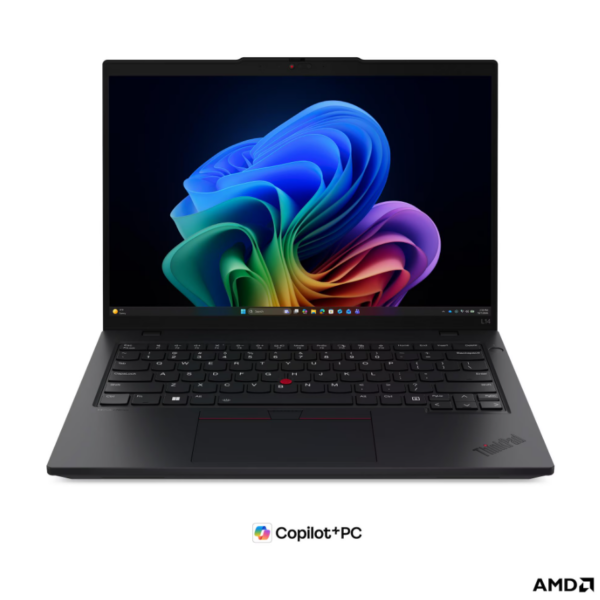 Lenovo ThinkPad L14 G7 AMD | Black | 14 " | IPS | WUXGA | 1920 x 1200 pixels | Anti-glare | AMD Ryzen AI 5 | 430 | 16 GB | SODIMM DDR5 | Solid-state drive capacity 512 GB | AMD Radeon 840M Graphics | Windows 11 Pro | 802.11be | Bluetooth version 5.4 | 4G upgradable | Keyboard language English | Keyboard backlit | Warranty 36 month(s) | Battery warranty 12 month(s)