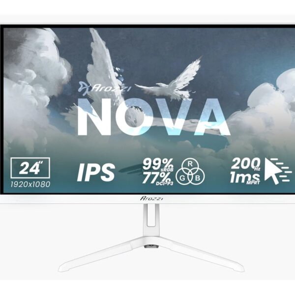 Arozzi | Nova | 24 " | IPS | QHD | 16:9 | 200 Hz | 1 ms | 2560 x 1440 pixels | 300 cd/m² | HDMI ports quantity 2 | Forest Green