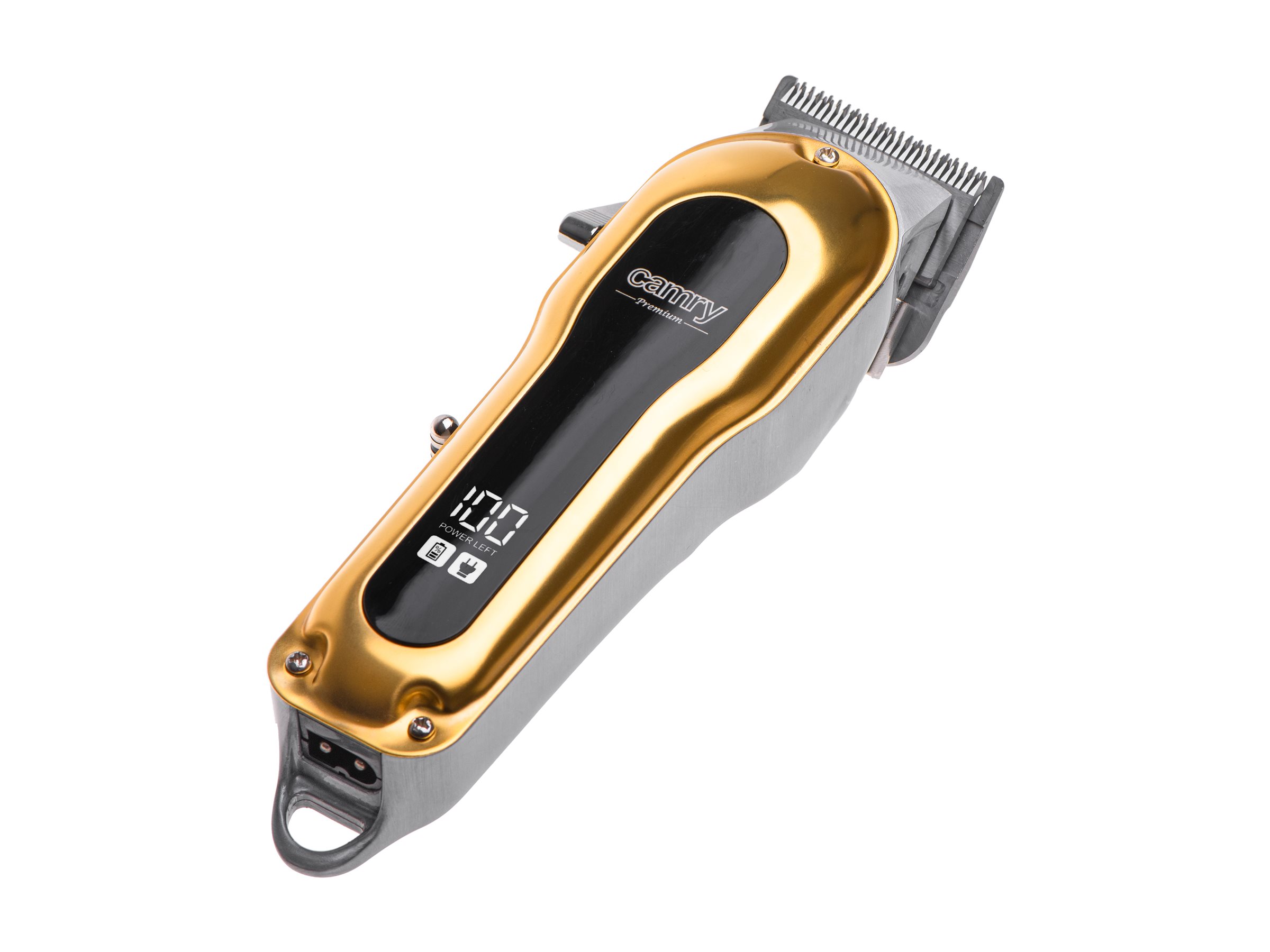 Camry Hair clipper with LCD display | CR 2844 | Cordless | Number of length steps 4 | Gold - Image 3