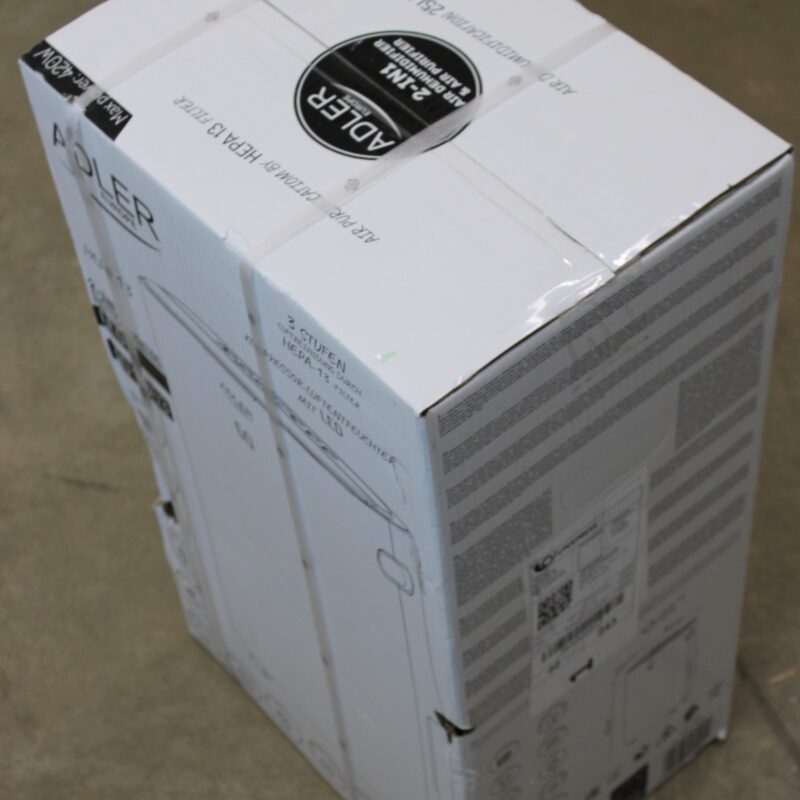 SALE OUT. Adler AD 7863 2-in1 Air Dehumidifier & Air purifier LED (compressor), White | Adler | 2-in1 Air Dehumidifier and Air purifier | AD 7863 | Power 420 W | Suitable for rooms up to 140 m³ | Water tank capacity 6.5 L | White | DAMAGED PACKAGING - Image 3