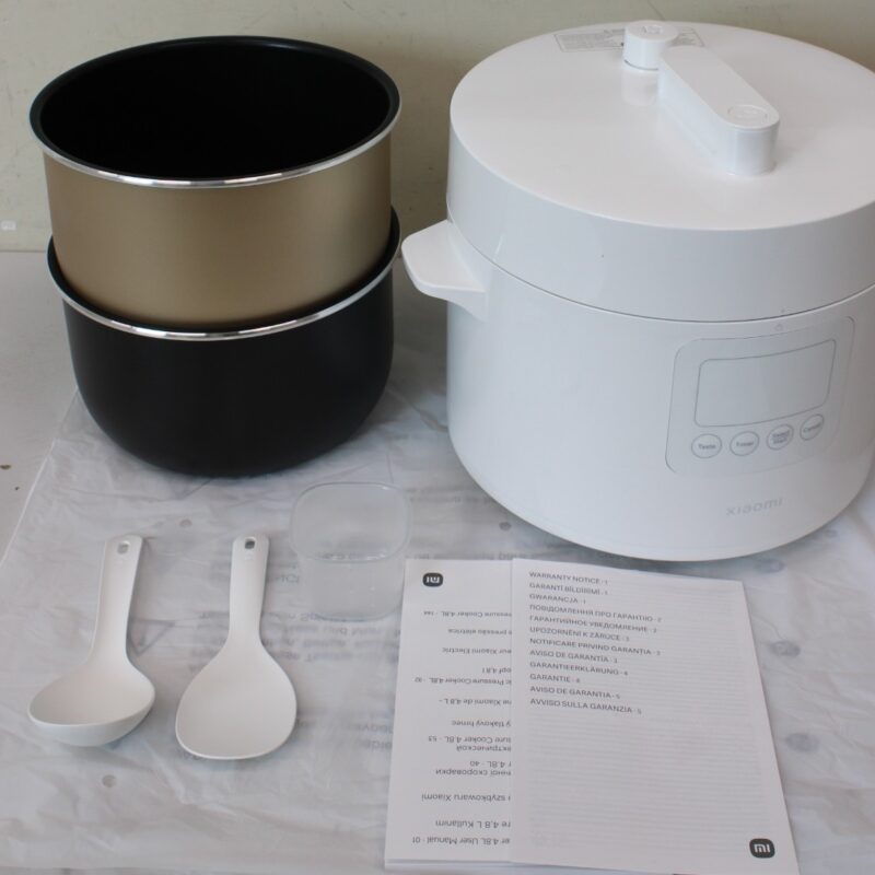 SALE OUT. Xiaomi | Electric Pressure Cooker EU | 1000 W | 4.8 L | Number of programs 6 | White | USED, SCRATCHED INSIDE OF POT - Image 2