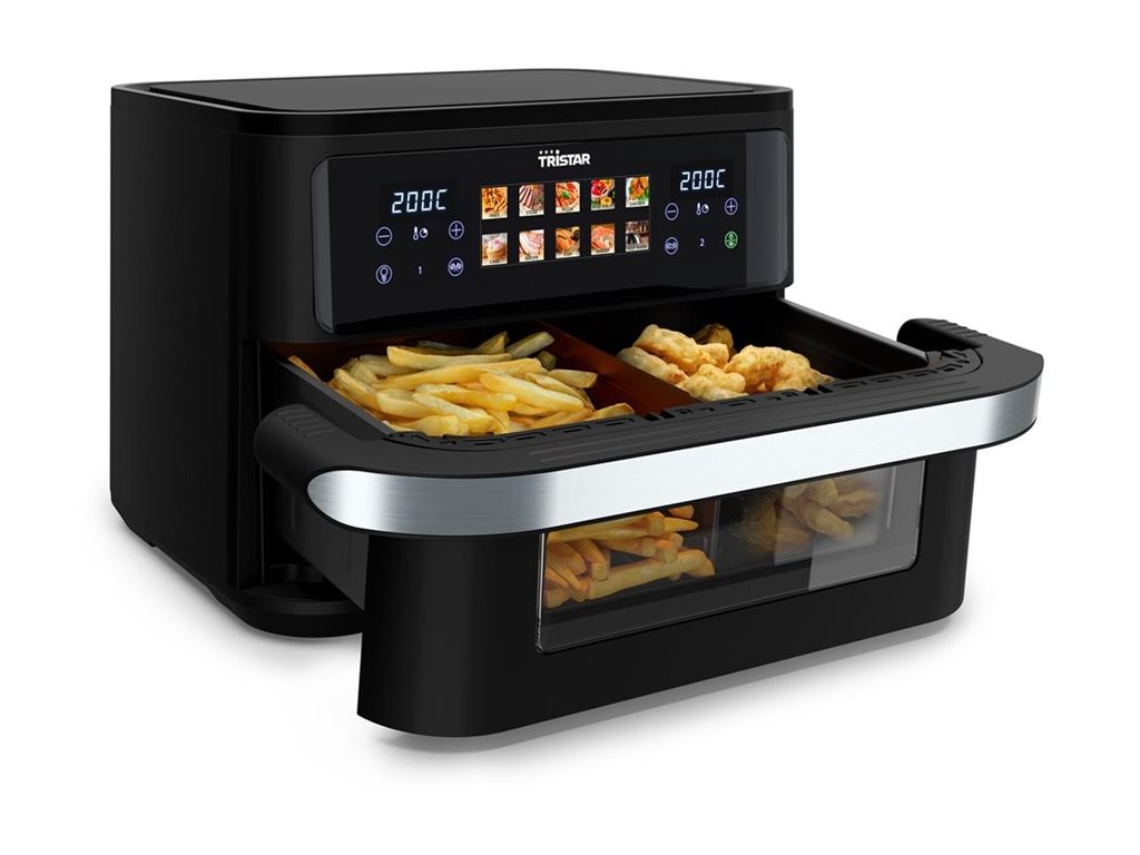 Tristar Dualzone Flex Airfryer | FR-9078 | Power 2800 W | Capacity 10 L | Hot air technology | Black - Image 5