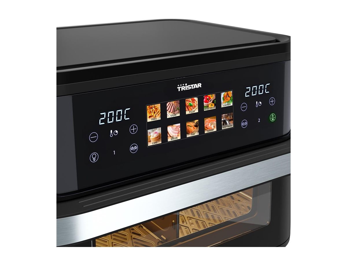 Tristar Dualzone Flex Airfryer | FR-9078 | Power 2800 W | Capacity 10 L | Hot air technology | Black - Image 7