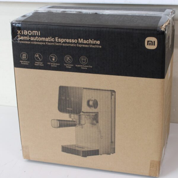 SALE OUT. Xiaomi Espresso Machine | Pump pressure 20 bar | Built-in milk frother | Semi-automatic | 1350 W | Silver/Black | UNPACKED, SCRATCHED ON CORPUS AND ACCESSORIES