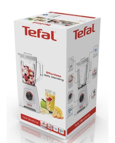 TEFAL | Blender | Blendforce II | Tabletop | 600 W | Jar material Plastic | Jar capacity 2 L | Ice crushing | White - Image 8