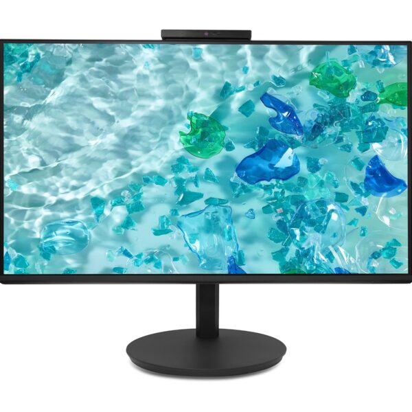 Acer 60cm 23.8'' FHD ZeroFrame IPS 120Hz 16:9 1ms(VRB) 250nits VGA HDMI DP MM Audio In/Out Adj.WebCam 5M/Mic array AdaptiveSync EU Black H.c | Acer