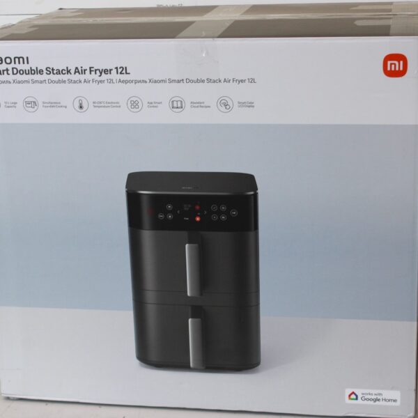 SALE OUT. Xiaomi Smart Double Stack Air Fryer 12L | Power 2800 W | Capacity 12 L | Black | UNPACKED, SCRATCHES ON  HANDLE, MISSING INNER PACKAGING | 24 month(s)