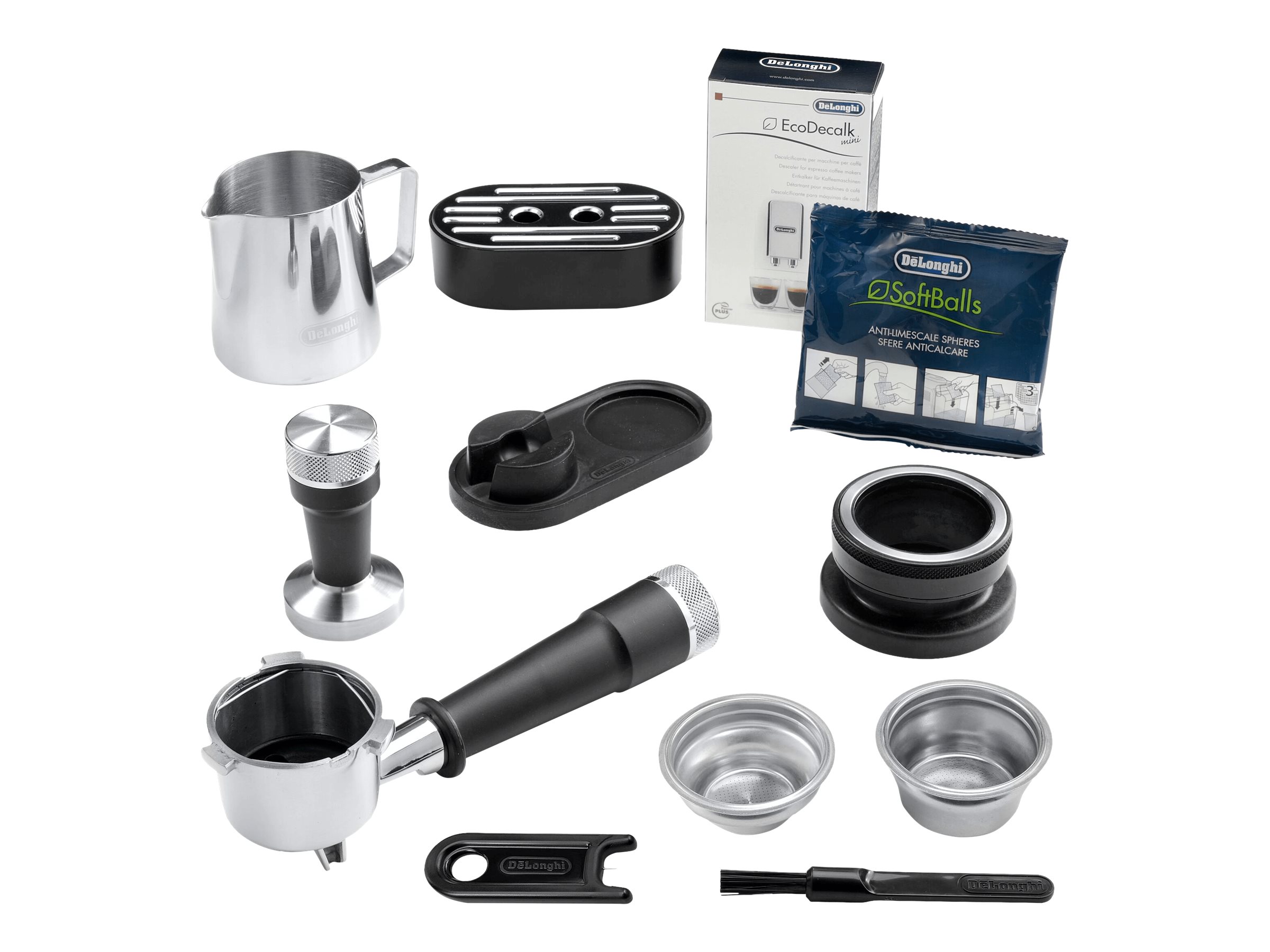 Delonghi Coffee machine | EC9155.MB | Pump pressure 15 bar | Built-in milk frother | Manual | Metal Black | 1400 W - Image 5