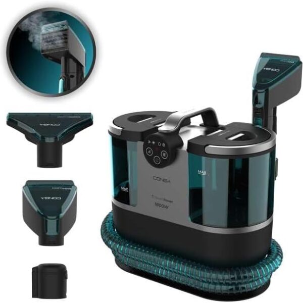 Cecotec Upholstery Cleaner | Conga 7000 Carpet&Spot Clean Steam XXL | 1700 W