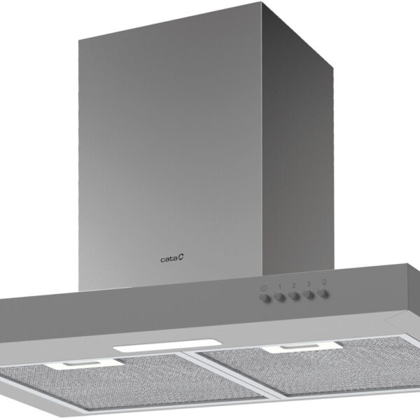 CATA ST-6010 X | Hood | Chimney Wall mounted | Energy efficiency class B | Width 60 cm | Mechanical control | 301 m³/h | LED | Stainless steel