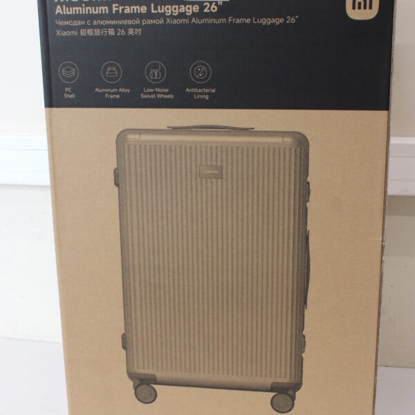 SALE OUT. Xiaomi Aluminum Frame Luggage 26" | Grey | 5500 g | Luggage | 24 month(s) | DEMO
