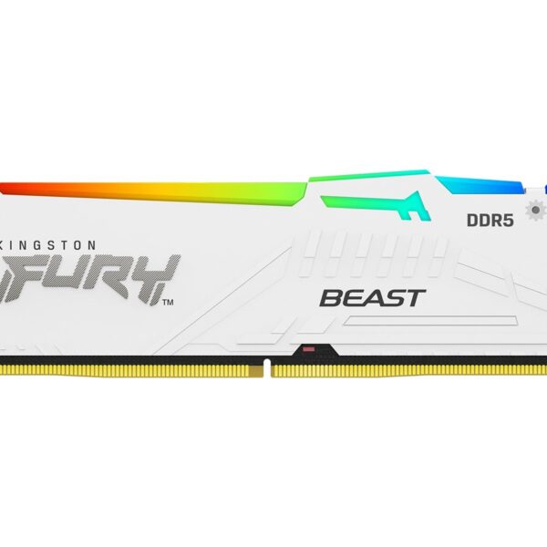 Kingston KF564C32BWEA-16 16GB 6400MT/s DDR5 CL32 DIMM FURY Beast White RGB EXPO | Kingston