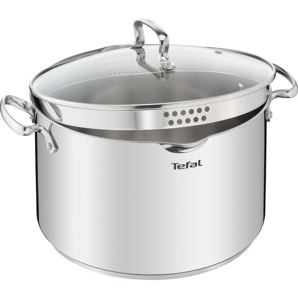 TEFAL | Pot | G7196455 Duetto+ | Stainless steel | Dishwasher proof | Lid included | Stainless steel - Image 3