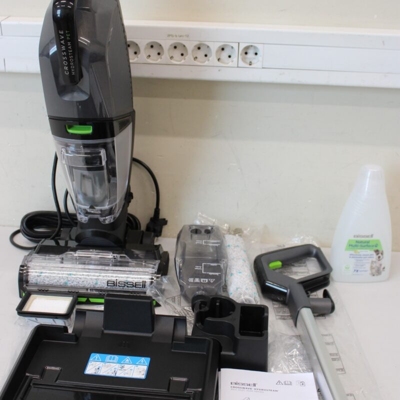 SALE OUT. Bissell All-in one Multi-Surface Cleaner | 3527N Crosswave HydroSteam Pet Select | Corded operating | Washing function | 1100 W | N/A V | Titanium/Black/Silver/Lime | Warranty 24 month(s) | UNPACKED, SCRATCHES, MISSING INNER PACKAGING - Image 2