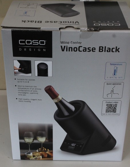 SALE OUT. Caso | Wine Cooler | VinoCase | Black | USED, SCRATCHES