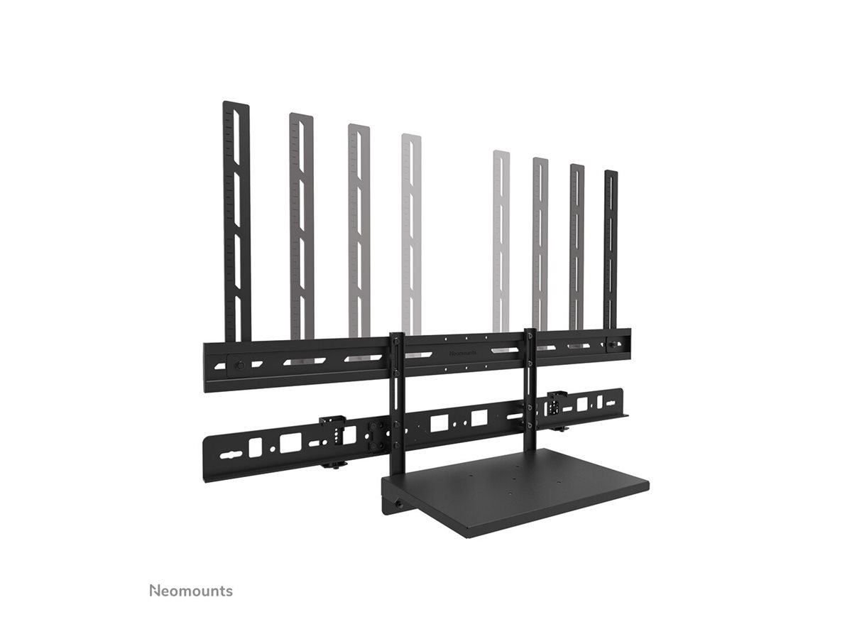 Neomounts AV60-500BL Videobar and laptop shelf kit | Universal | 43-110 " | Maximum weight (capacity) 8 kg | Black - Image 5