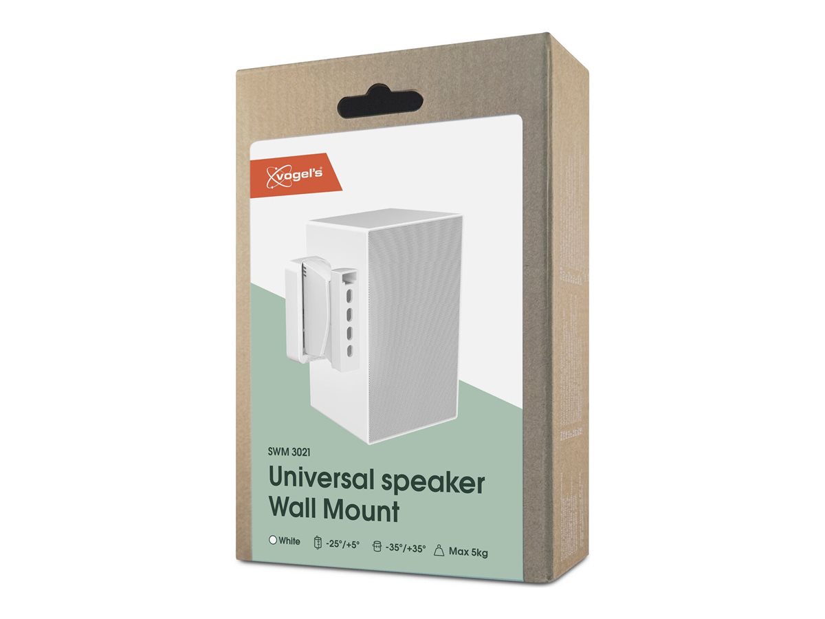 Vogels Wall mount | SWM 3021 Universal Speaker Wall Mount | Tilt, rotate | Maximum weight (capacity) 5 kg | White - Image 5