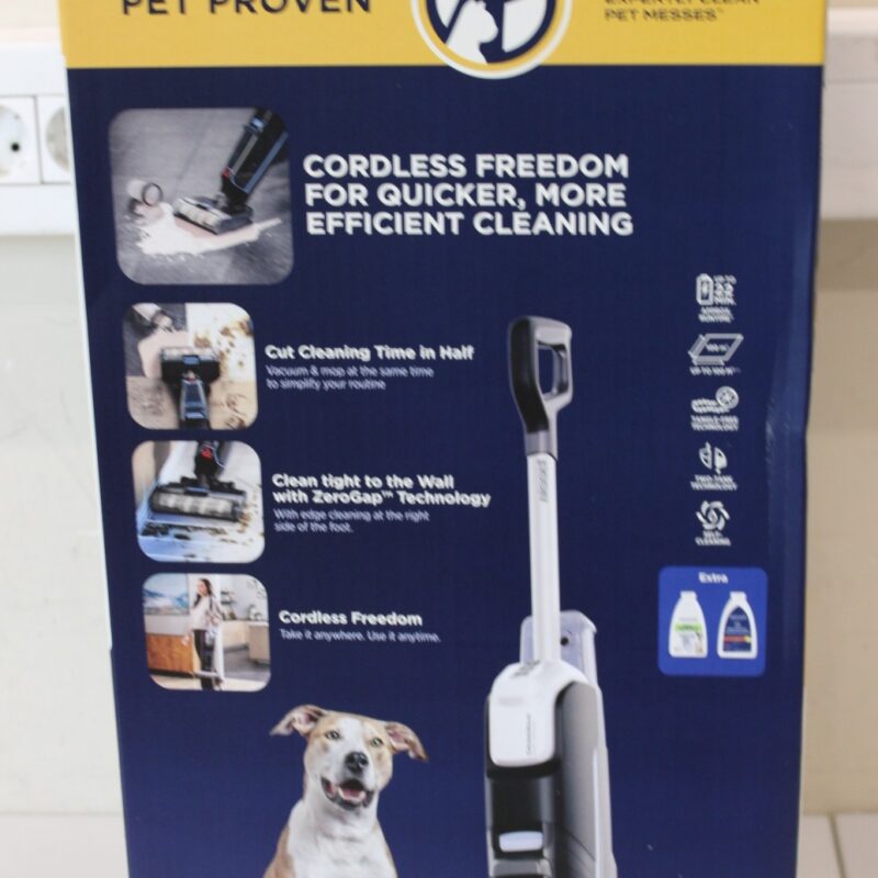 SALE OUT. Bissell Vacuum Cleaner | CrossWave Edge Select | Cordless operating | Washing function | 25.9 V | Black/Warm White/Silver | UNPACKED,MISSING INNER PACKAGING