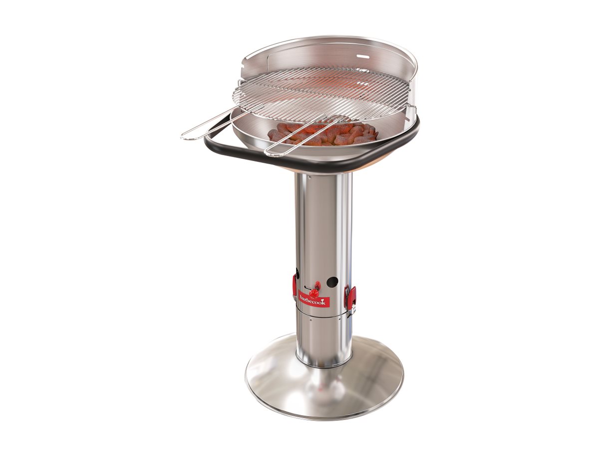 Barbecook Charcoal Barbecue Loewy 50 SST, 51.5 x 56 x 99 cm | BC-CHA-1005 | Silver - Image 3
