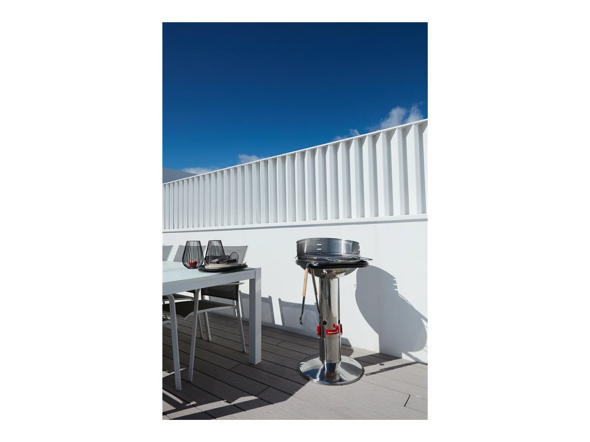Barbecook Charcoal Barbecue Loewy 50 SST, 51.5 x 56 x 99 cm | BC-CHA-1005 | Silver - Image 14