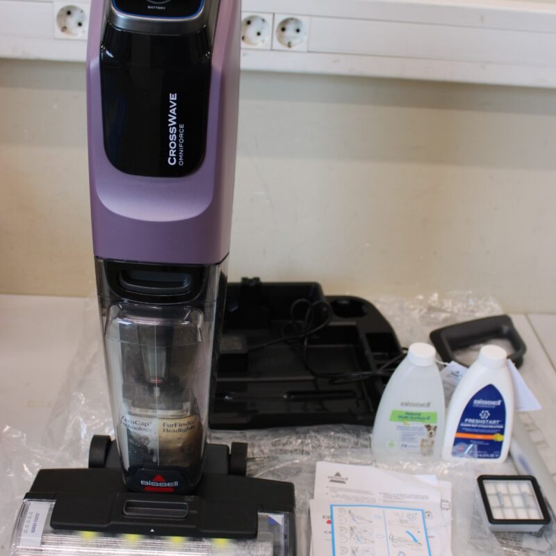 SALE OUT. Bissell All-in One Multi-Surface Cleaner | CrossWave OmniForce EdgeFind Select | Cordless operating | Washing function | 25.9 V | Operating time (max) 45 min | Black/Silver | Warranty 24 month(s) | UNPACKED, SCRATCHES, MISSING INNER PACKAGING - Image 2