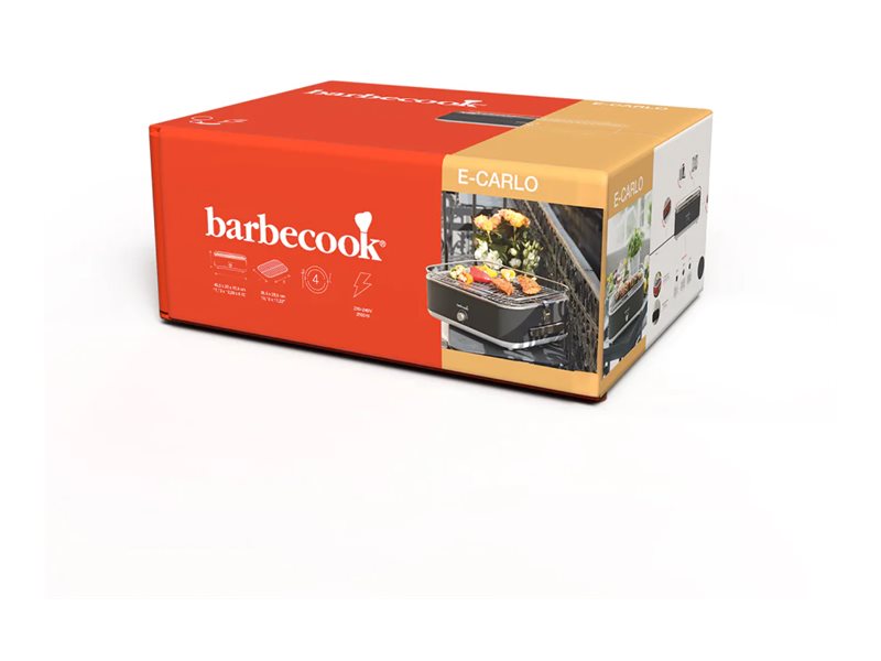 Barbecook Electric Grill E-Carlo | BC-ELE-1003 | Table | 2500 W | Midnight Grey - Image 6