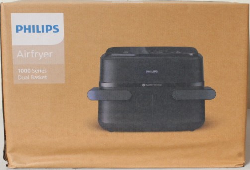 SALE OUT. Philips Airfryer 1000 Series NA150/00, 7 L, Black | Philips Airfryer Dual Basket | NA150/00 1000 Series | Power 2450 W | Capacity 7 L | RapidAir Plus | Black | DAMAGED PACKAGING