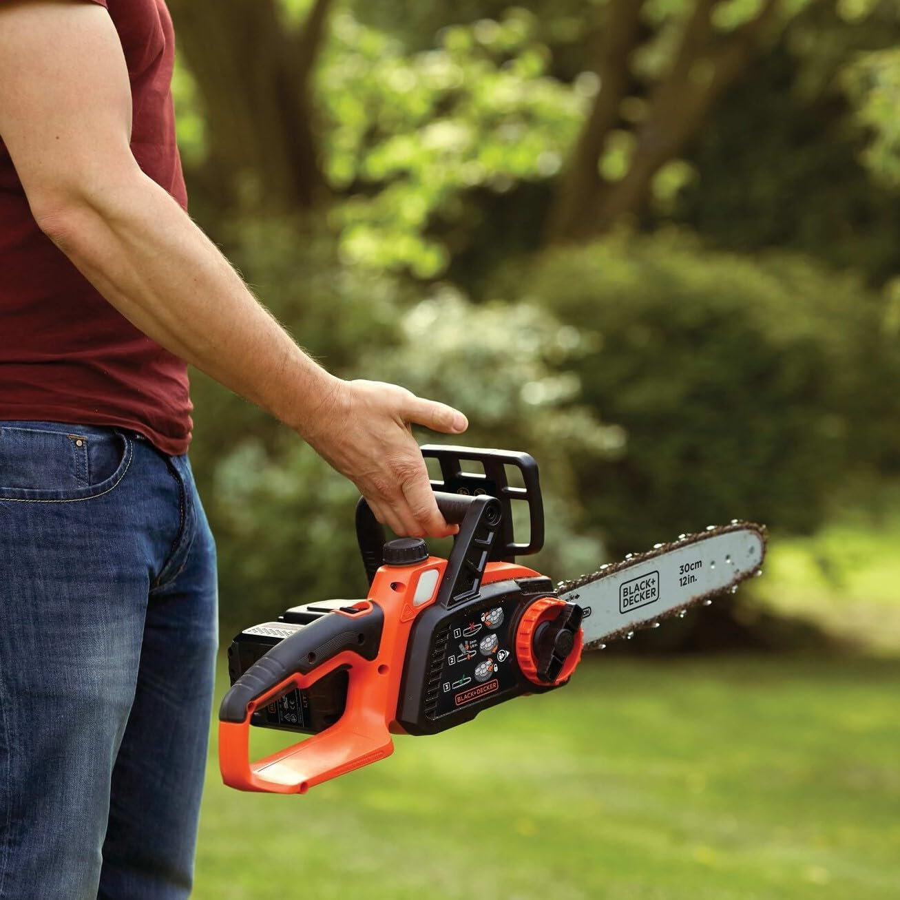 BLACK & DECKER Chainsaw | GKC3630L20-QW | 30 cm - Image 2