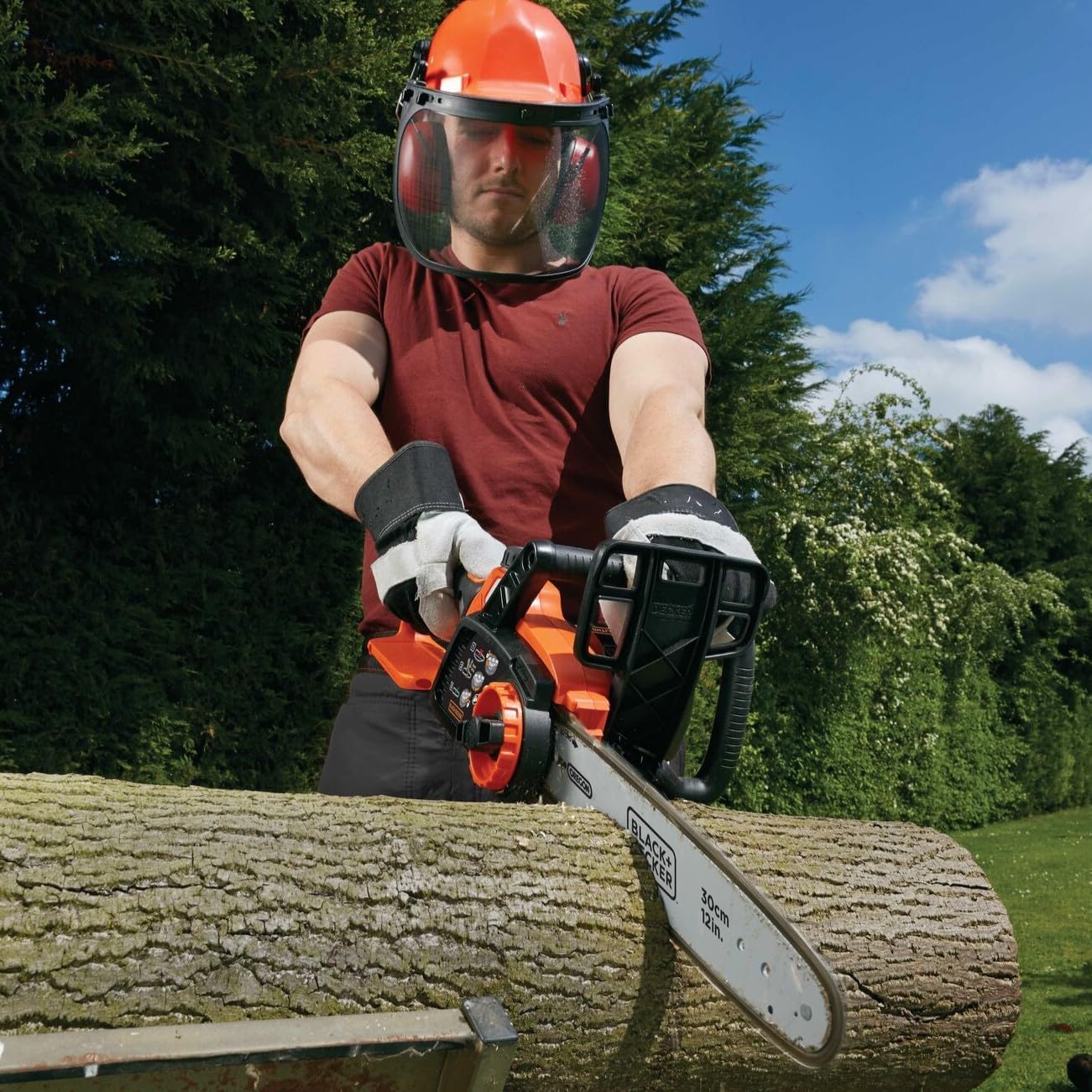 BLACK & DECKER Chainsaw | GKC3630L20-QW | 30 cm - Image 3