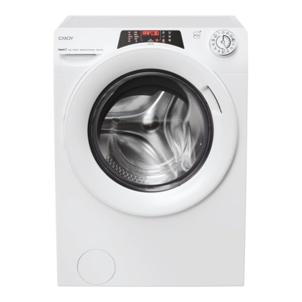 Candy Washing Machine | RO 1486DWMT/1-S | Energy efficiency class A | Front loading | Washing capacity 8 kg | 1400 RPM | Depth 54 cm | Width 60 cm | Display | Digital | Steam function | White