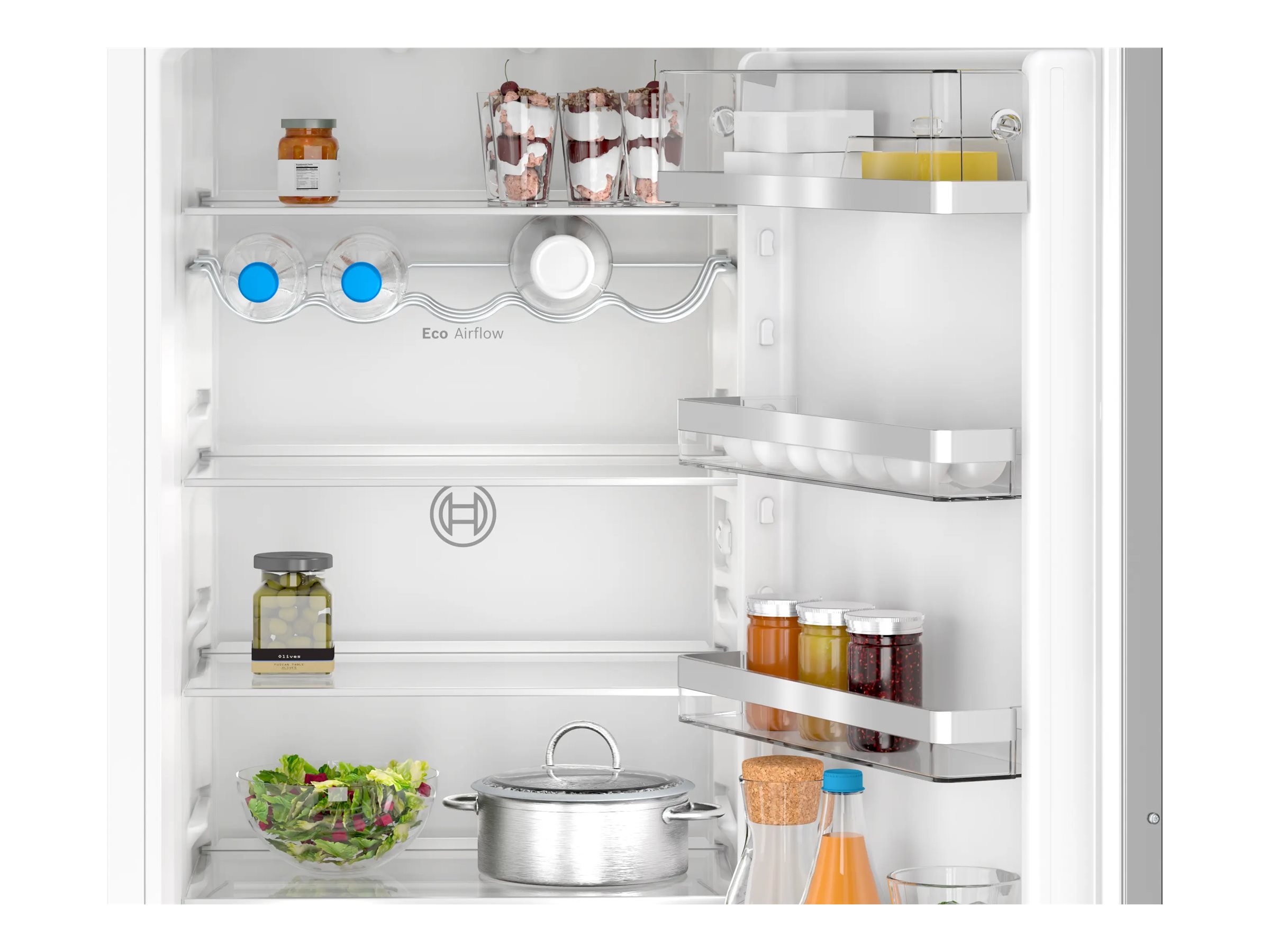 Bosch KIN96ADC0 Built-in Refrigerator, Freestanding, Height 193.5cm, E, Fridge net capacity 215 L, Freezer net capacity 75 L, Black - Image 5