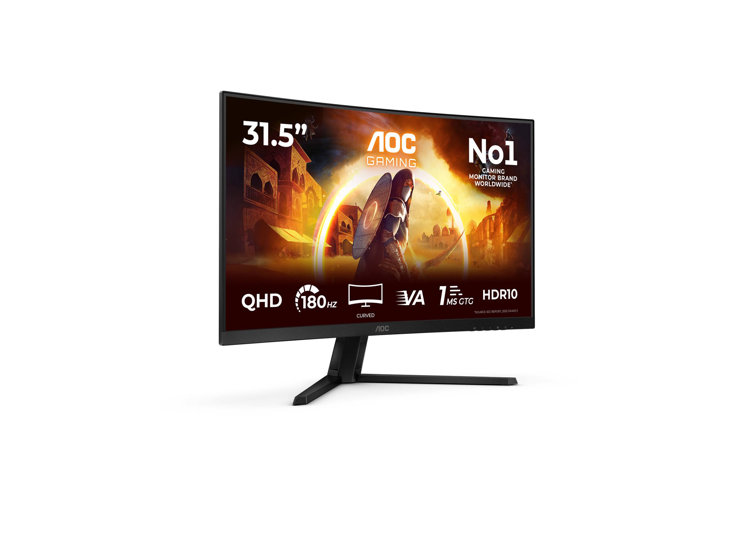 AOC | CQ32G4VE | 31.5 " | VA | QHD | 16:9 | 180 Hz | 1 ms | 2560 x 1440 pixels | 300 cd/m² | HDMI ports quantity 2 - Image 48