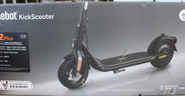 SALE OUT. Segway | Kickscooter F2 Plus E | Black | 24 month(s) | DAMAGED PACKAGING