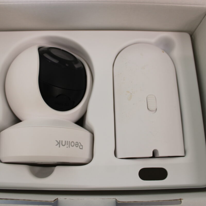 SALE OUT. Reolink E Series E540 Smart 5MP PTZ WiFi Camera with Motion Spotlights, White | Reolink | Smart WiFi Camera with Motion Spotlights | E Series E540 | 21 month(s) | PTZ | 5 MP | 2.8-8/F1.6 | IP65 | H.264 | Micro SD, Max. 256 GB | USED, MISSING MOUNTING ACCESSORIES