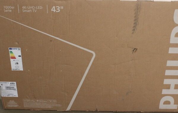 SALE OUT. Philips 43PUS7000/12 43" (108cm) LED 4K TV | Philips LED 4K TV | 43PUS7000/12 | 43 | Smart TV | TITAN OS | DAMAGED PACKAGING
