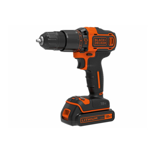 BLACK & DECKER | Cordless Drill/Driver | BDCHD18KB-QW | 18 V | 2x1.5 Ah | Li-Ion
