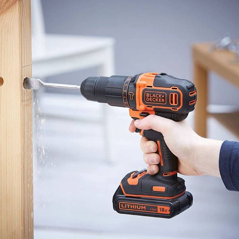 BLACK & DECKER Impact driver-drill | BDCHD18-QW | 18 V | 1.5 Ah | Li-Ion - Image 3