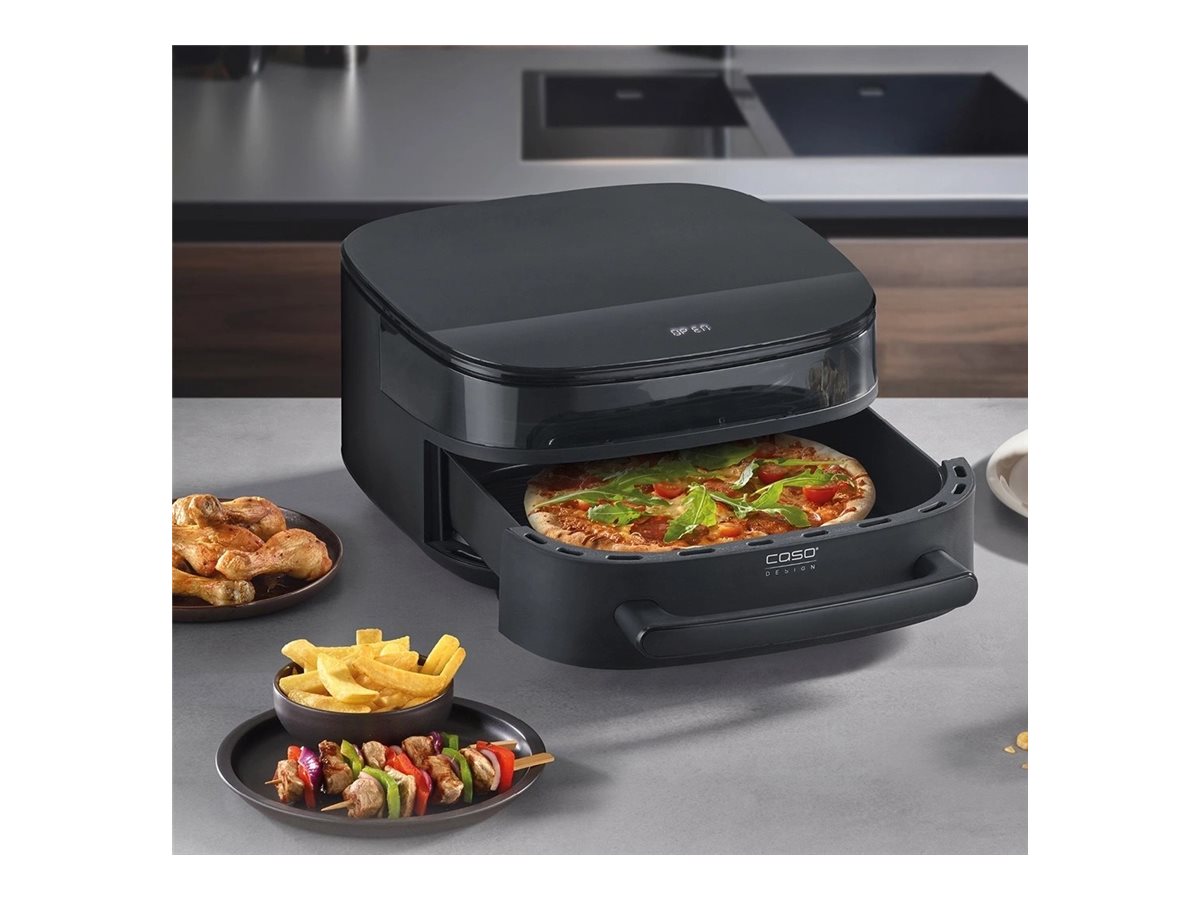 Caso Air Fryer | AirFry & PizzaChef | Power 2850 W | Capacity 6 L | Black - Image 5