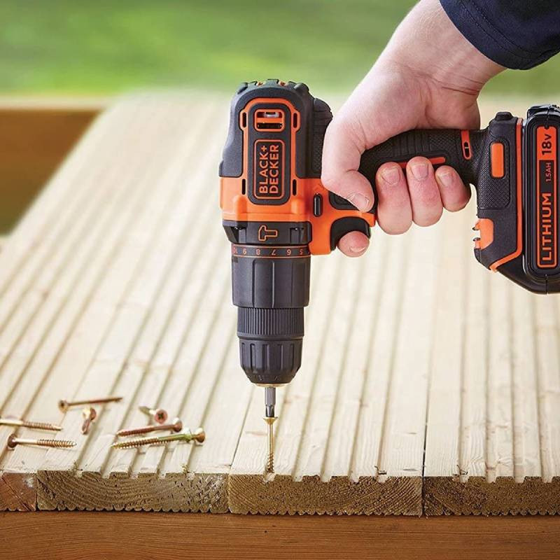 BLACK & DECKER Impact driver-drill | BDCHD18-QW | 18 V | 1.5 Ah | Li-Ion - Image 4