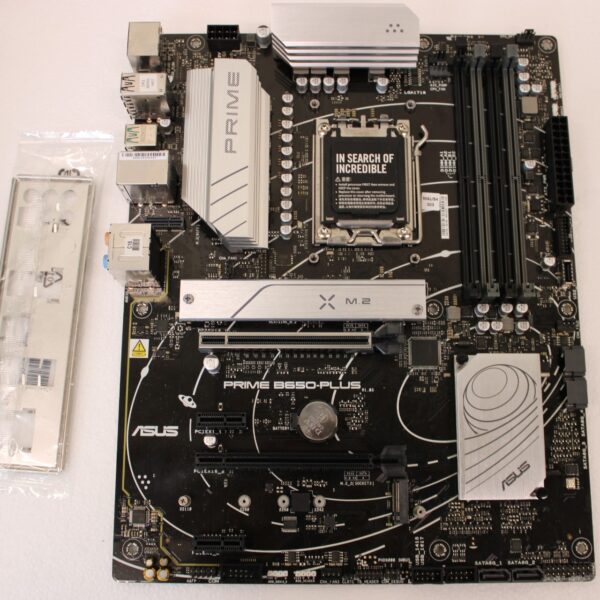 SALE OUT. Asus PRIME B650-PLUS | Processor family AMD | Processor socket AM5 | DDR5 DIMM | Memory slots 4 | Supported hard disk drive interfaces 	SATA, M.2 | Number of SATA connectors 4 | Chipset  AMD B650 | ATX | USED, REFURBISHED, WITHOUT ORIGINAL PACKAGING