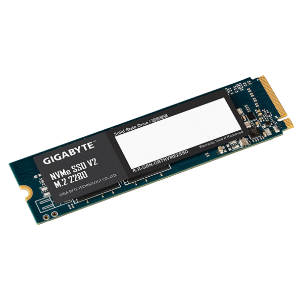 Gigabyte SSD | 256 GB | SSD form factor M.2 2280 | Solid-state drive interface PCIe 3.0 x4 NVMe | Read speed 3200 MB/s | Write speed 1200 MB/s