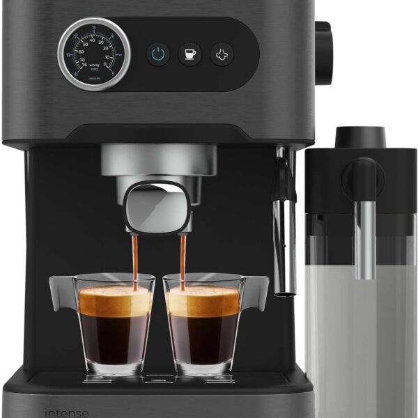 Cecotec Coffee machine | Power Espresso 20 Pro Latte | Pump pressure 20 bar | Built-in milk frother | Semi-automatic | Black | 1350 W
