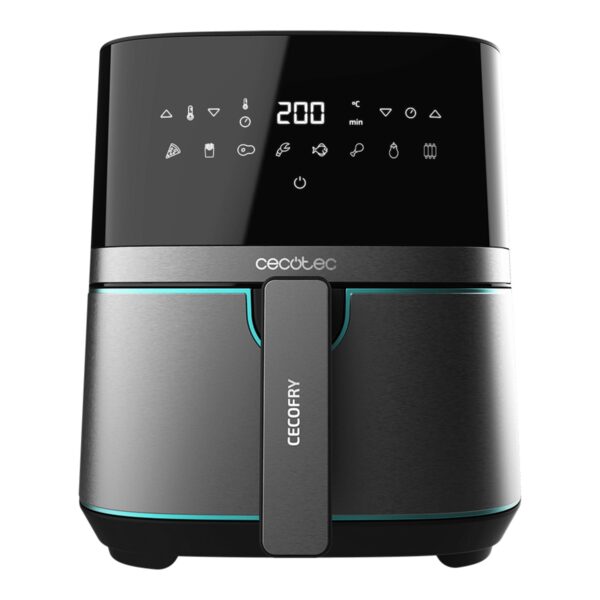 Cecotec Hot air fryer | Cecofry Full InoxBlack 5500 Pro | Power 1700 W | Capacity 5.5 L | Black inox/Black