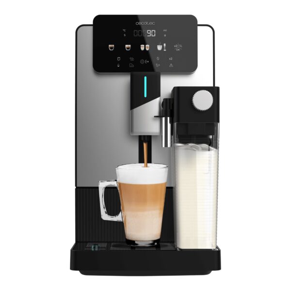 Cecotec Coffee machine | Cremmaet Latte Jar | Pump pressure 19 bar | Automatic | Built-in milk frother | Black/Silver | 1500 W