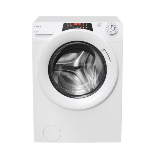 Candy Washing Machine | RO 1486DWMT/1-S | Energy efficiency class A | Front loading | Washing capacity 8 kg | 1400 RPM | Depth 54 cm | Width 60 cm | Display | Digital | Steam function | White