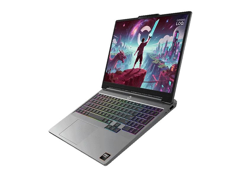 Lenovo LOQ 15AHP11 AMD | Luna Grey | 15.3 " | IPS | WUXGA | 1920 x 1200 pixels | Anti-glare | AMD Ryzen 7 | 250 | 16 GB | SODIMM DDR5 | Solid-state drive capacity 512 GB | NVIDIA GeForce RTX 5070 | GDDR7 | 8 GB | Windows 11 Home | 802.11ax | Bluetooth version 5.3 | Keyboard language Nordic | Keyboard backlit | Warranty 24 month(s) | Battery warranty 12 month(s) - Image 2
