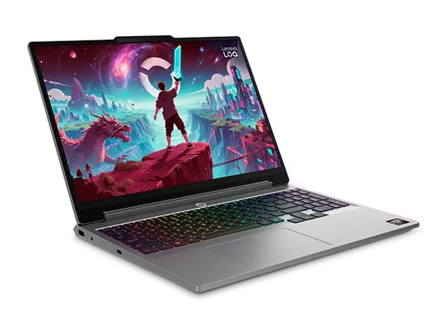 Lenovo LOQ 15AHP11 AMD | Luna Grey | 15.3 " | IPS | WUXGA | 1920 x 1200 pixels | Anti-glare | AMD Ryzen 7 | 250 | 16 GB | SODIMM DDR5 | Solid-state drive capacity 512 GB | NVIDIA GeForce RTX 5070 | GDDR7 | 8 GB | Windows 11 Home | 802.11ax | Bluetooth version 5.3 | Keyboard language Nordic | Keyboard backlit | Warranty 24 month(s) | Battery warranty 12 month(s) - Image 5