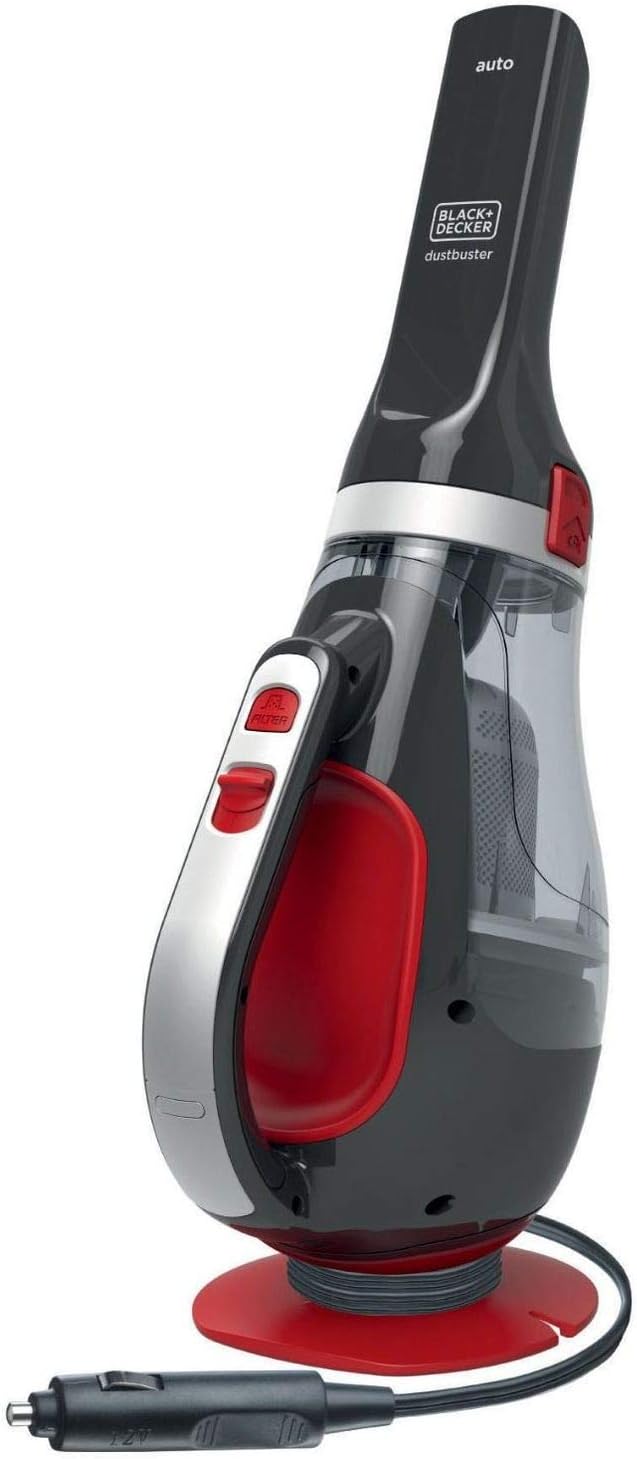 BLACK & DECKER Car Vacuum Cleaner | ADV1200-XJ | Corded operating | 12 V | Black/Red - Image 2