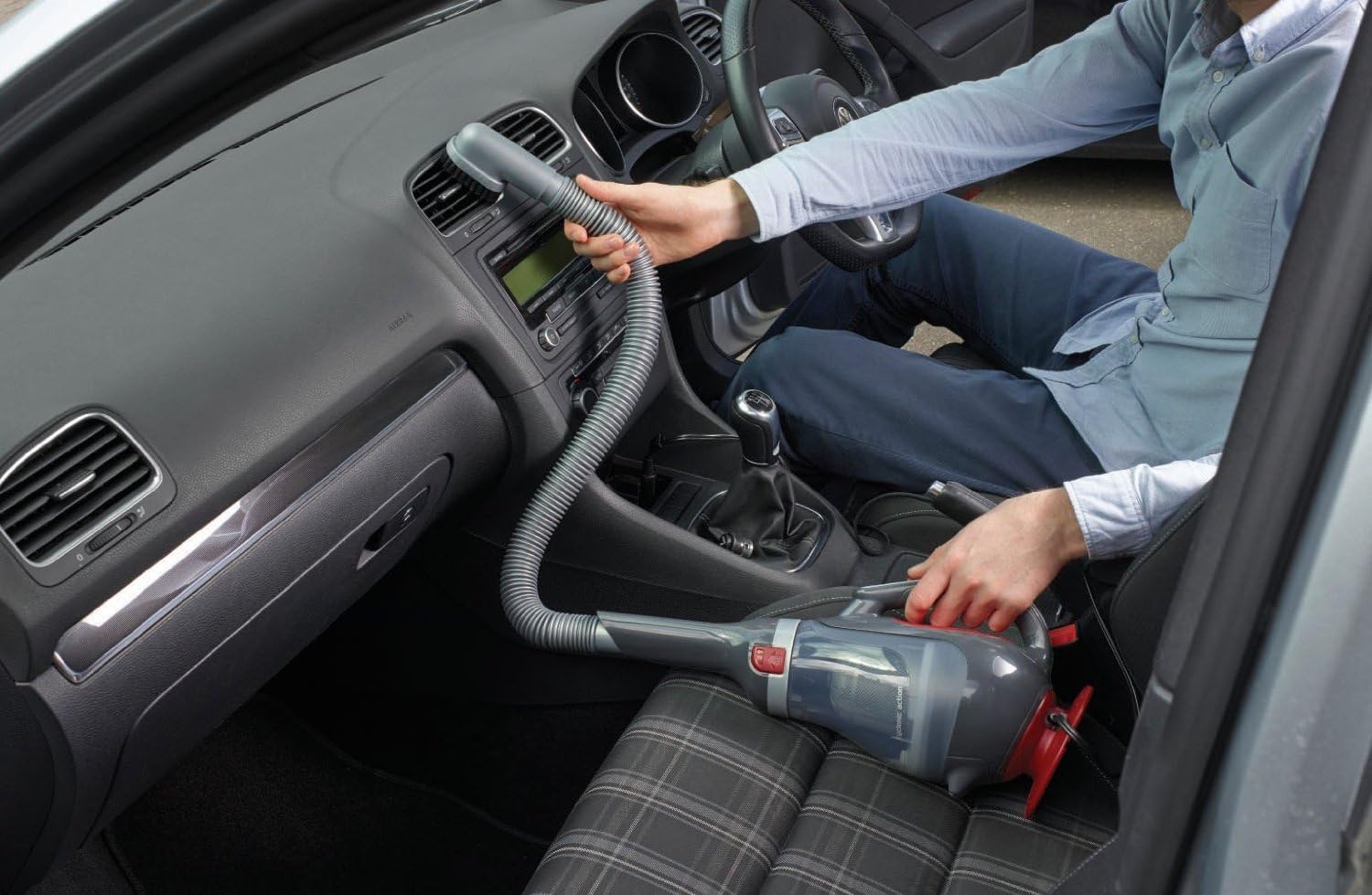 BLACK & DECKER Car Vacuum Cleaner | ADV1200-XJ | Corded operating | 12 V | Black/Red - Image 7